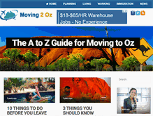 Tablet Screenshot of moving2oz.net